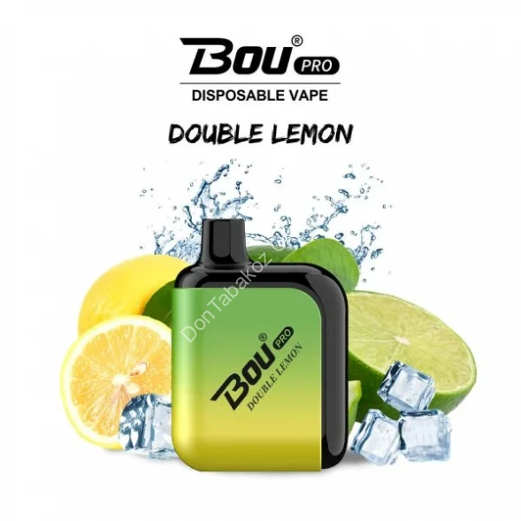 Электронная сигарета Bou pro mini 600 double lemon оптом     