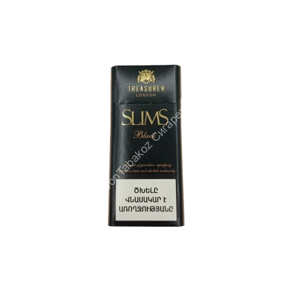 Сигареты Treasurer London Black Slims оптом 