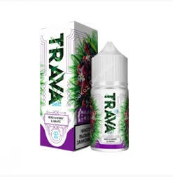 Жидкость для вейпа TRAVA SALT Черемуха-виноград 30 мл оптом