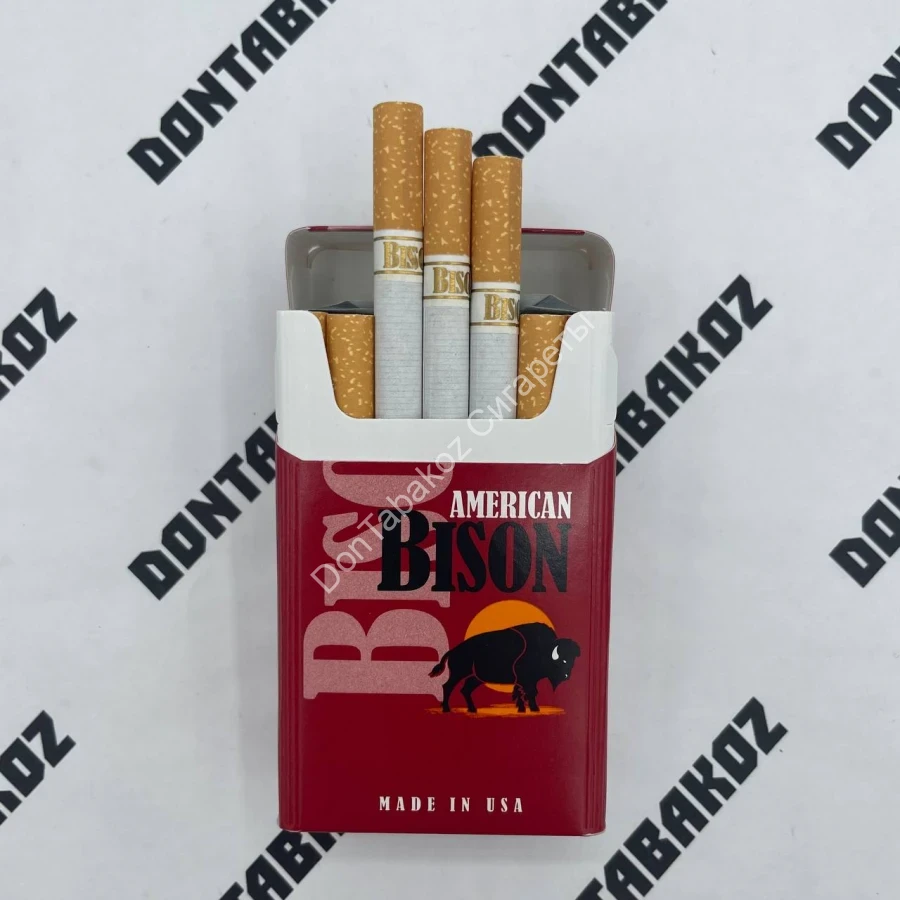 Сигареты American Bison Blue King Box Оптом купить без предоплаты со склада  в Москве | От одного блока