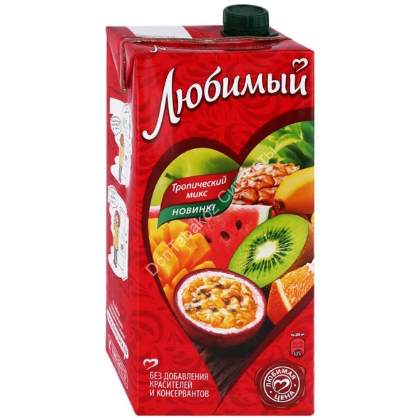 Напиток Любимый тропический микс 0,95 Л оптом 