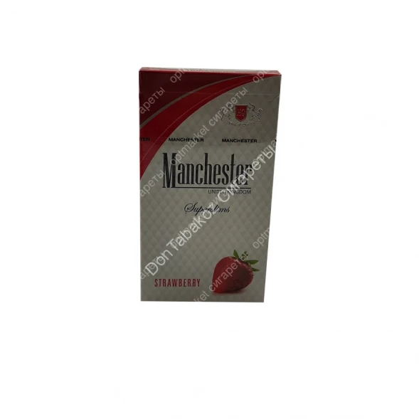 Сигареты Manchester (Манчестер) Strawberry Superslims оптом 
