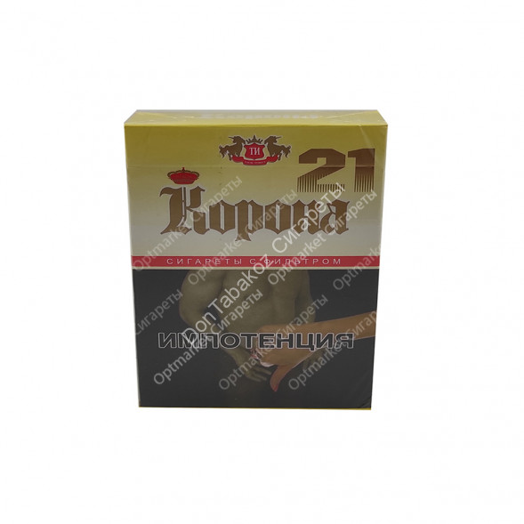 Сигареты Корона 21 Желтая оптом 