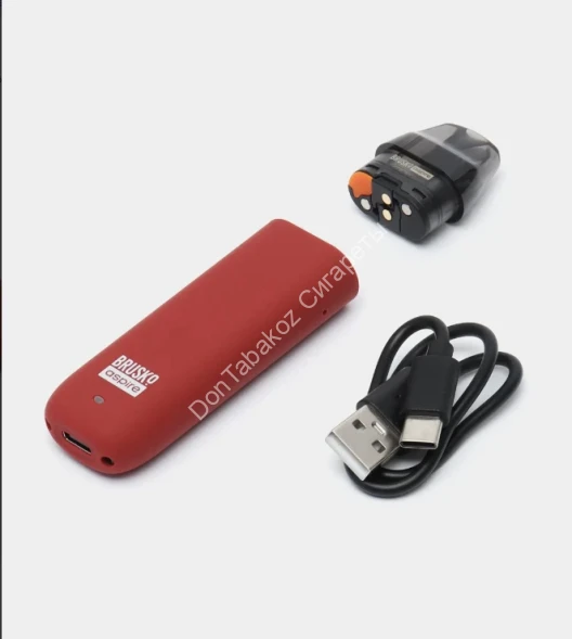 Под система Brusko Minican 3 700 mAh Бордовый оптом 