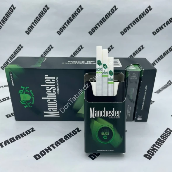 Сигареты Manchester (Манчестер) Green Blast Оптом 